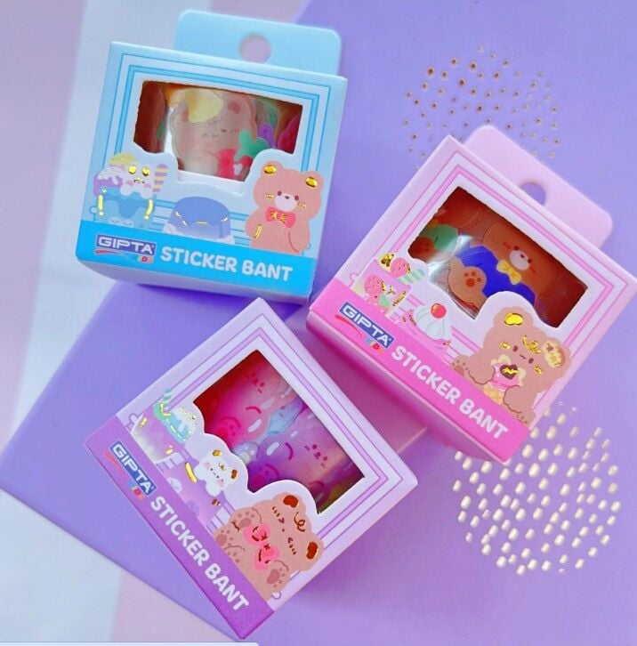 Gıpta Sticker Bant Cute Animals 2.5 Cm x 2 Mt