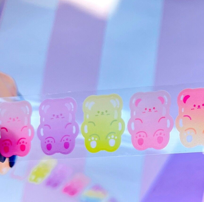 Gıpta Sticker Bant Cute Animals 2.5 Cm x 2 Mt