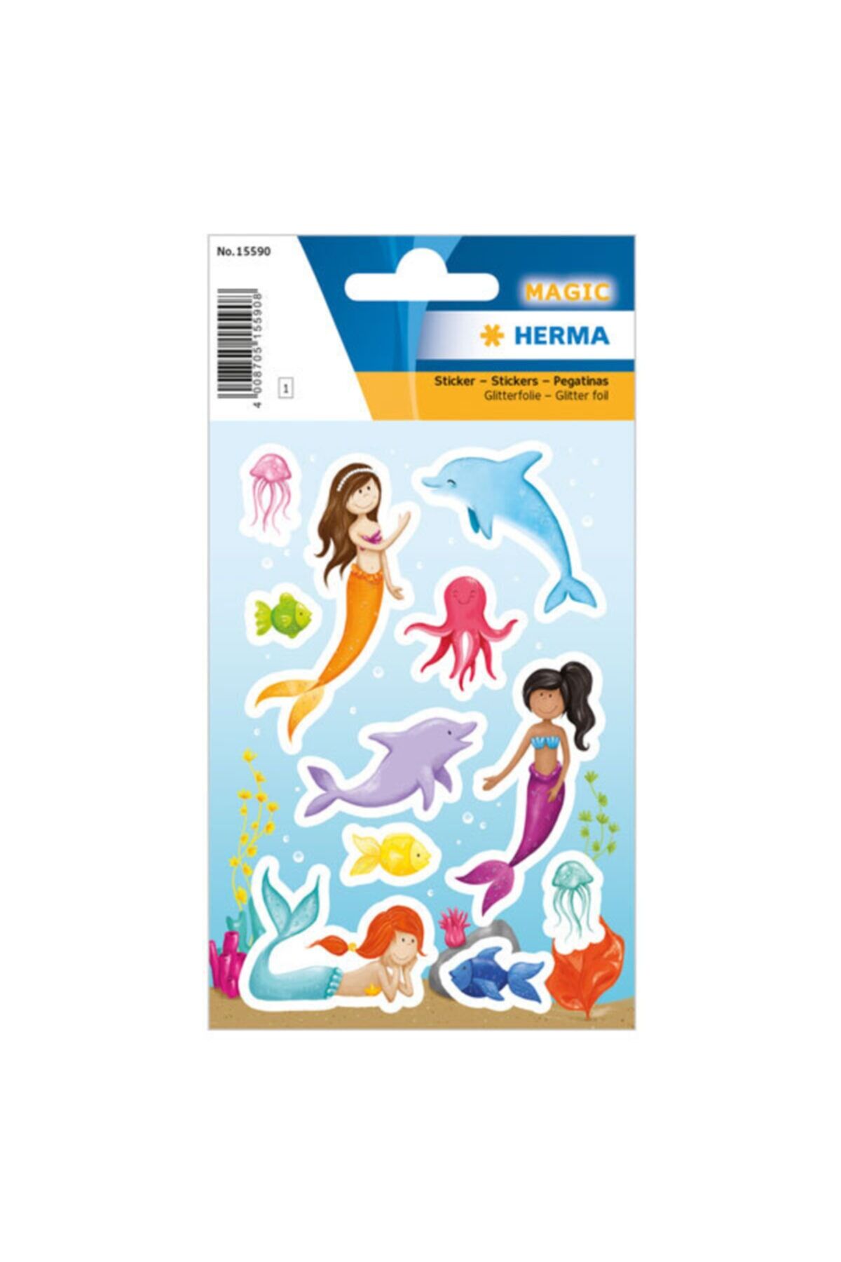 Herma Magic Etiket Glitter Deniz Kızı