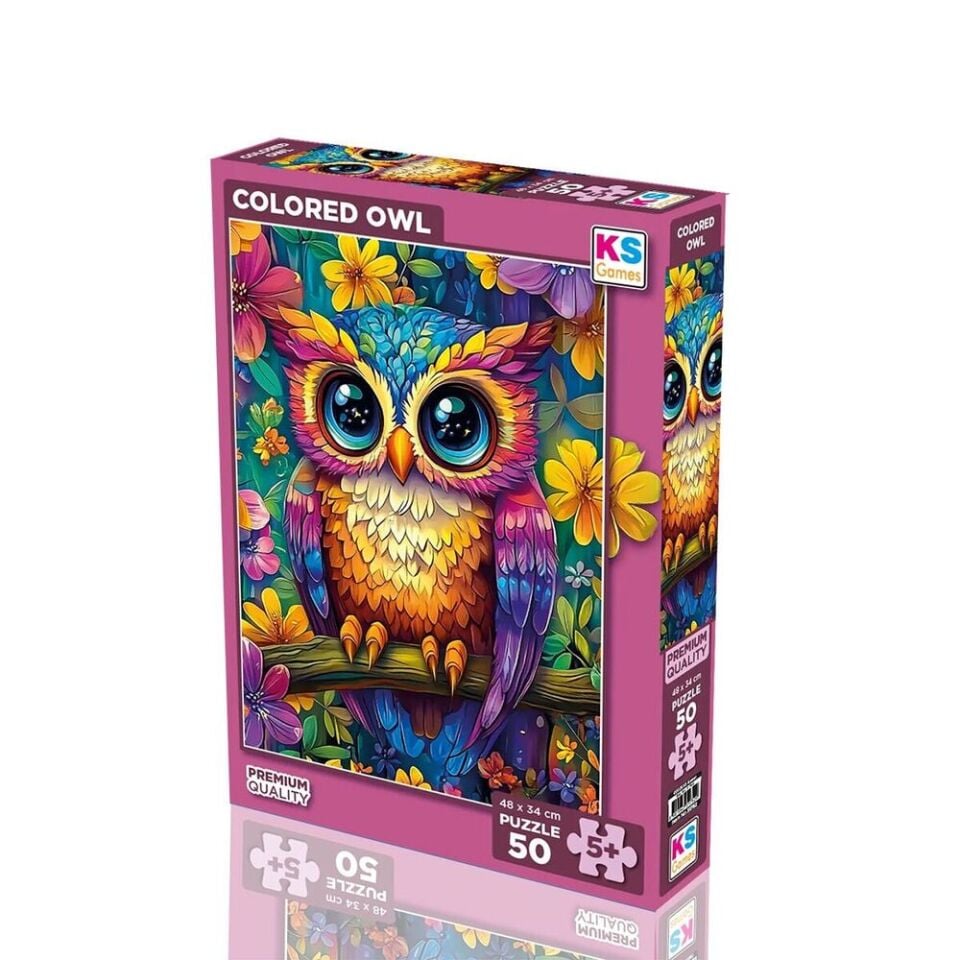 Ks Games Colored Own 50 Parça Puzzle