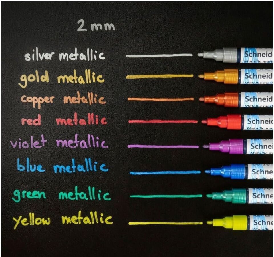 Schneider Metalik Marker 011 2 Mm Altın