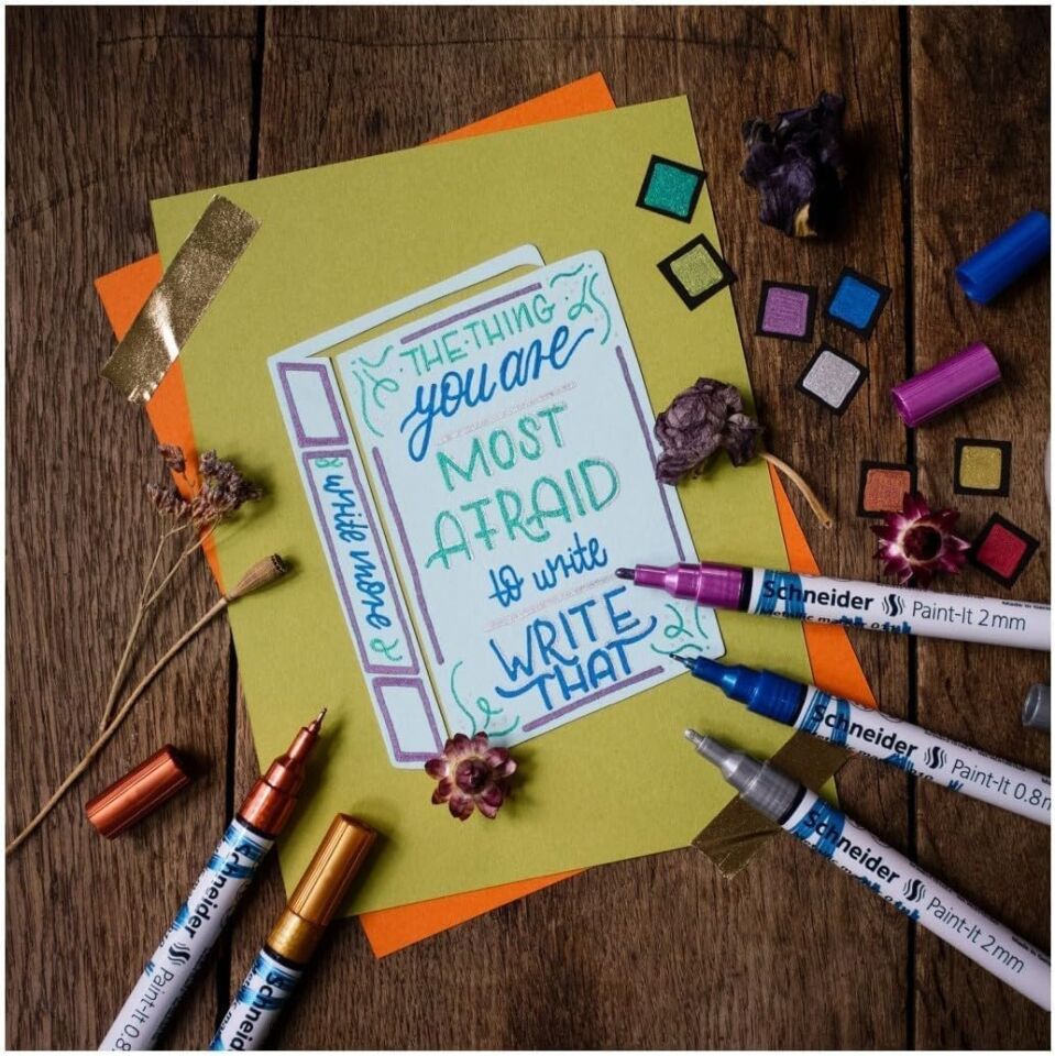 Schneider Metalik Marker 011 2 Mm Altın