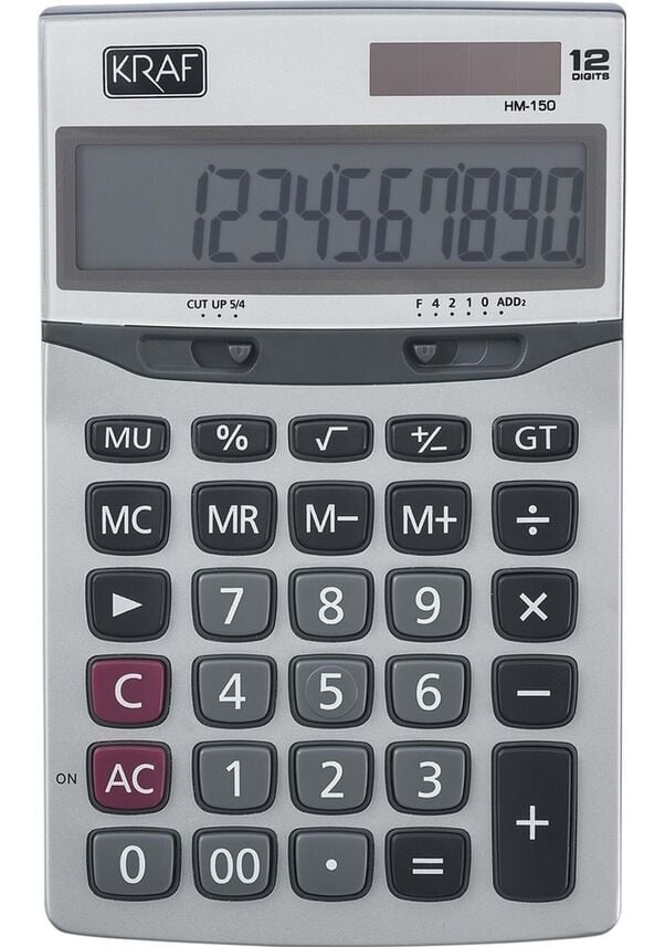 Kraf Hesap Makinesi Masaüstü 12 Hane Hm-150