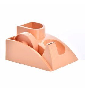 Ops Masaüstü Organizer Kalemlik Bantlıklı Pastel Turuncu