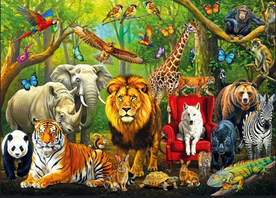 Ks Games Forest Animals 100 Parça Puzzle