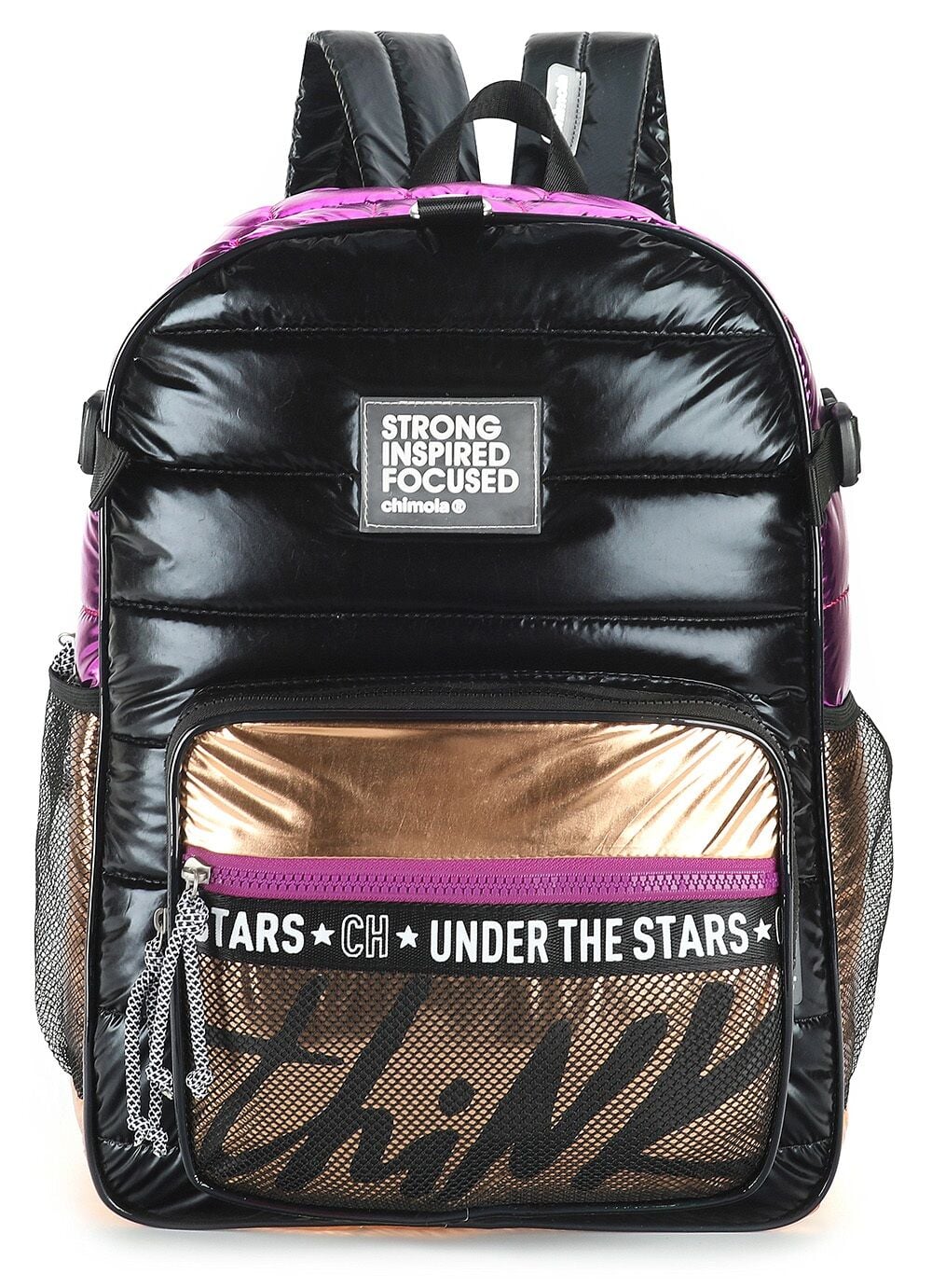 Chimola Black Copper Purple 17'' Sırt Çantası Chm-Cn0024-2