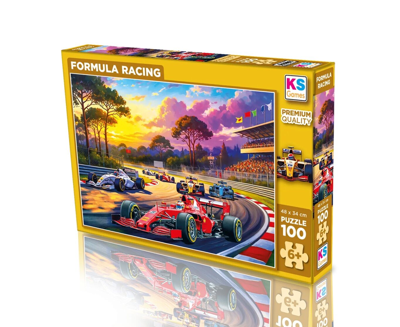 Ks Games Formula Racing 100 Parça Puzzle
