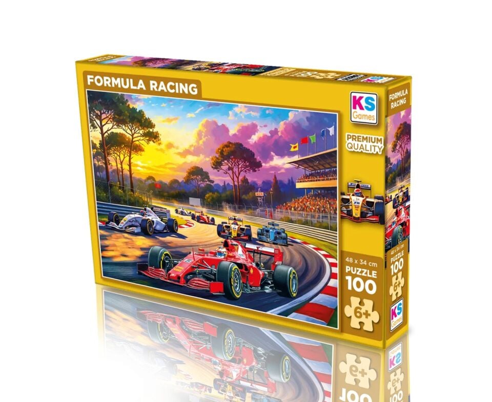 Ks Games Formula Racing 100 Parça Puzzle