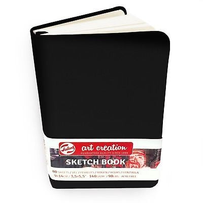 Talens Art Creation Sketchbook Eskiz Defteri 140 Gr 9 X 14 Cm Siyah