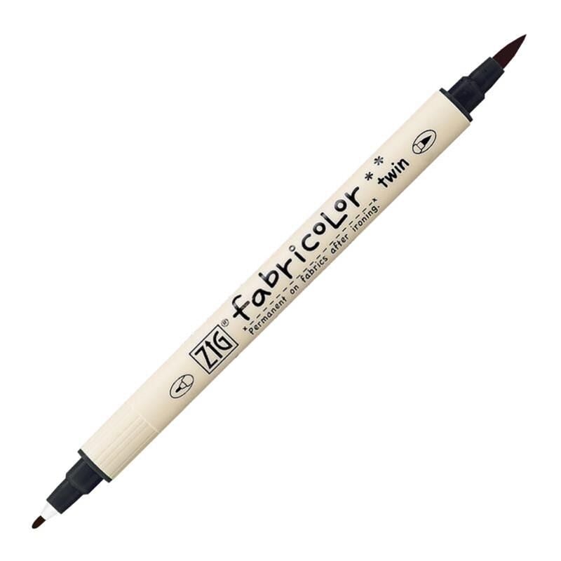 Zig Fabrıcolor Twın Kumaş Kalemi Tc-4000 010 Black