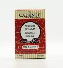 Cadence Crocodıle Renkli Çatlatma C-1004 Sarı Step1+Step2 70+70 Ml