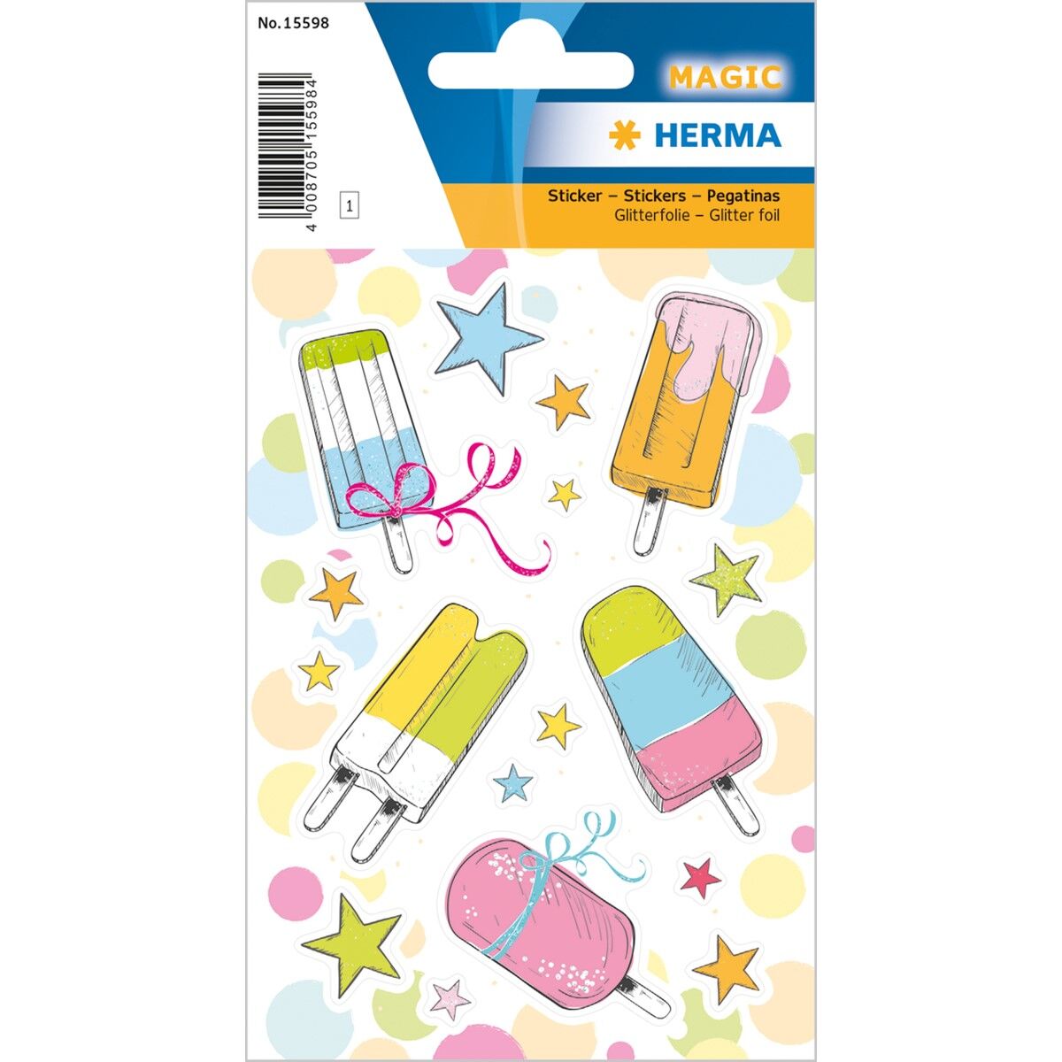 Herma Magic Etiket Cubuk Dondurma Foıl