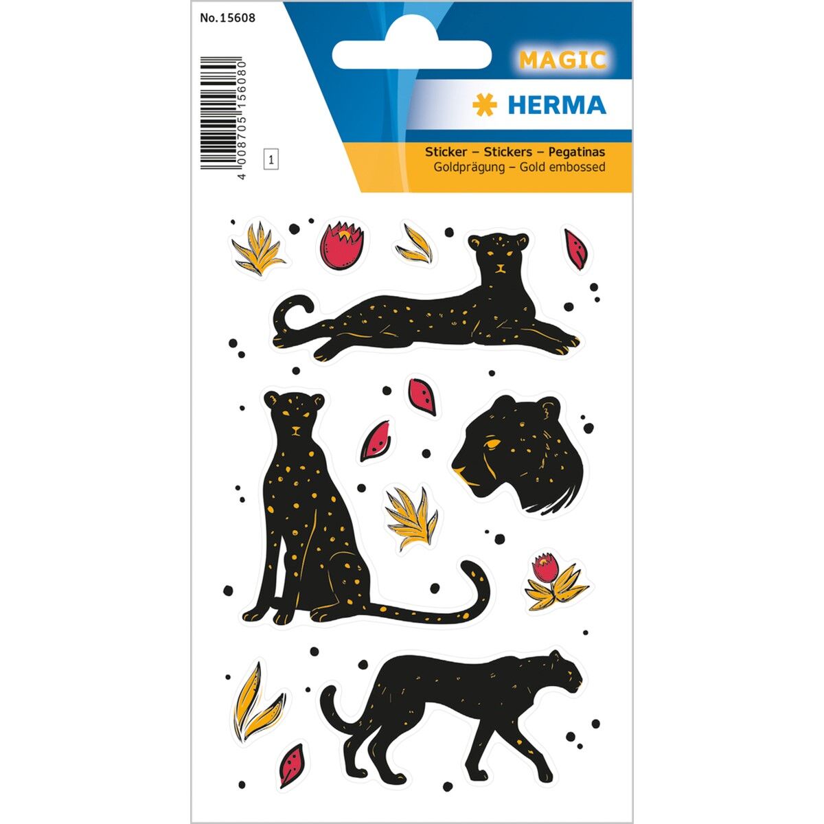 Herma Magic Etiket Siyah Panter