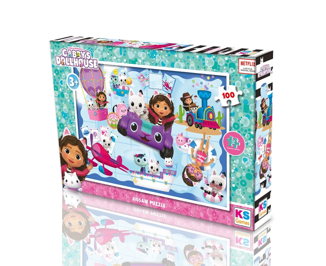 Ks Games Gabbys Dollhouse Puzzle 100 Parça