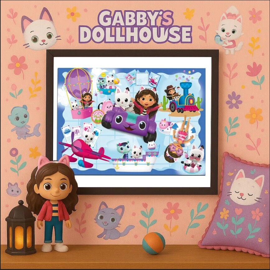 Ks Games Gabbys Dollhouse Puzzle 100 Parça