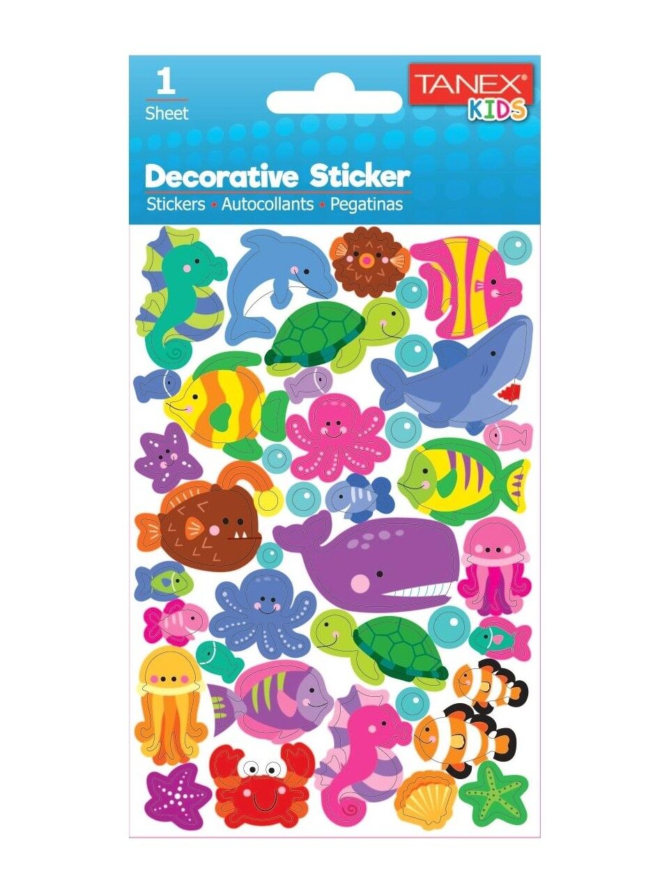 Tanex Tnx-25031 Deniz Hayvanları Serisi Etiketi