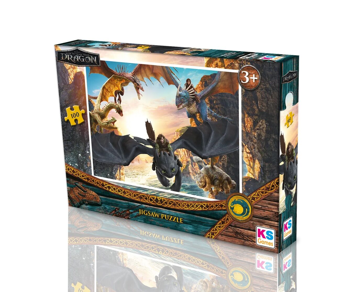Ks Games How To Train Your Dragon Puzzle 50 Parça