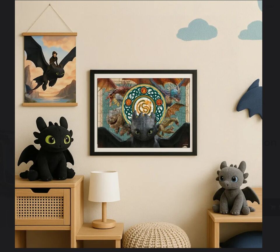 Ks Games How To Train Your Dragon Puzzle 50 Parça