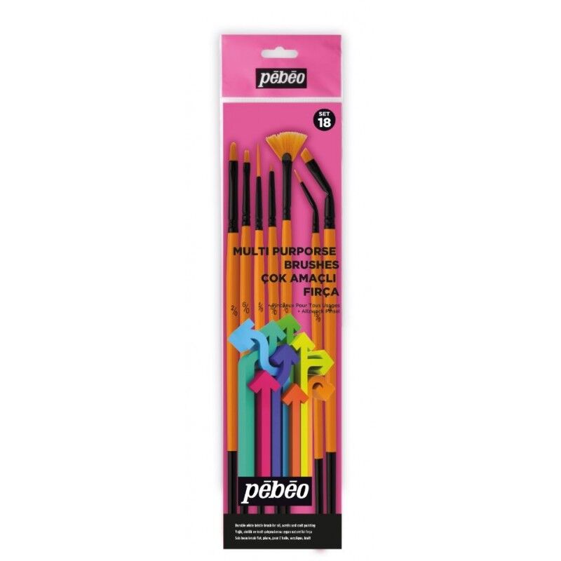 Pebeo 7 Li Fırça Tezhip Ve Minyatür Seti