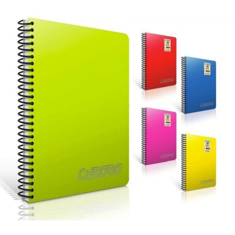 Gıpta Chromo Spiralli Pp Kapak Defter A6 80 Yp Çizgili