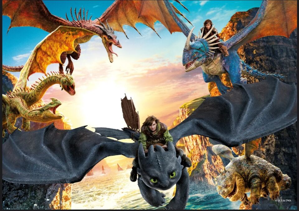 Ks Games How To Train Your Dragon Puzzle 100 Parça