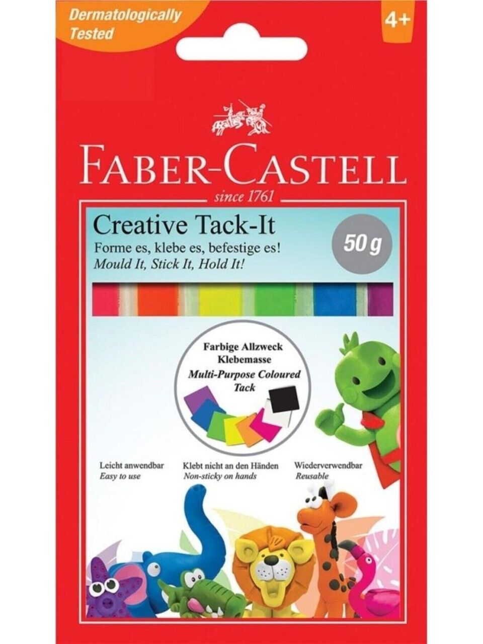 Faber-Castell Tack-it Neon Renkli 50gr
