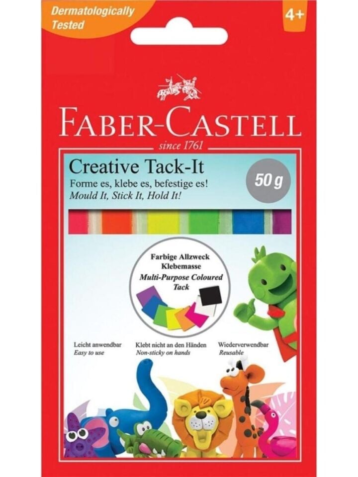 Faber-Castell Tack-it Neon Renkli 50gr