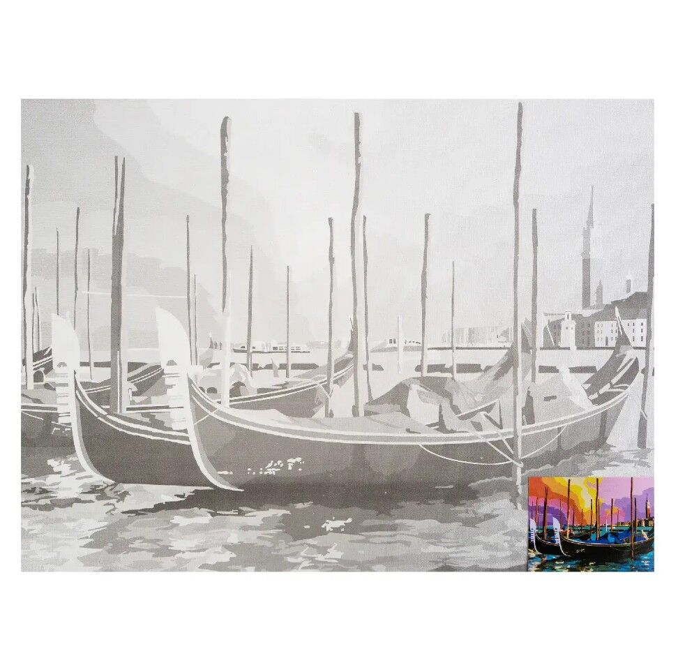 Güven Art St Petersburg Desenli Tuval 30x40 Cm Venice