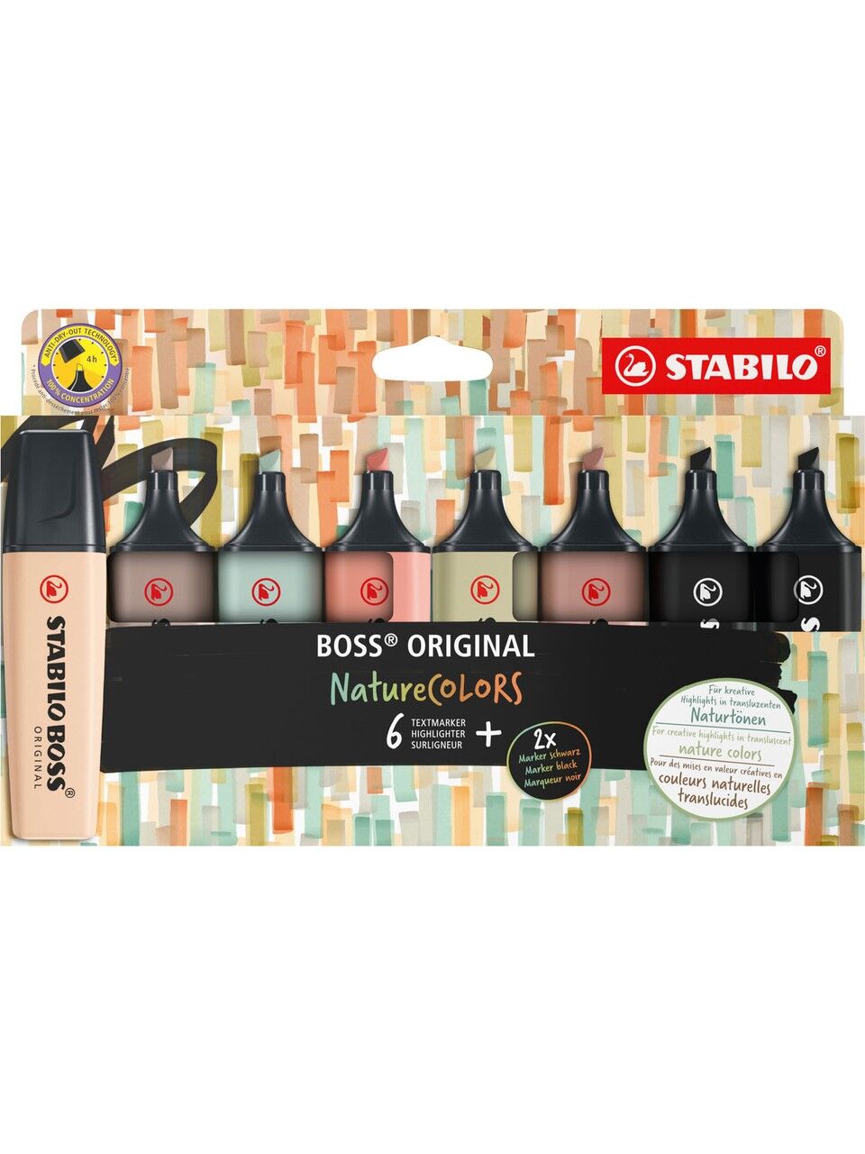 Stabilo Boss Nature Colors 8 Ad Wallet