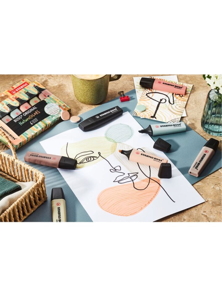 Stabilo Boss Nature Colors 8 Ad Wallet