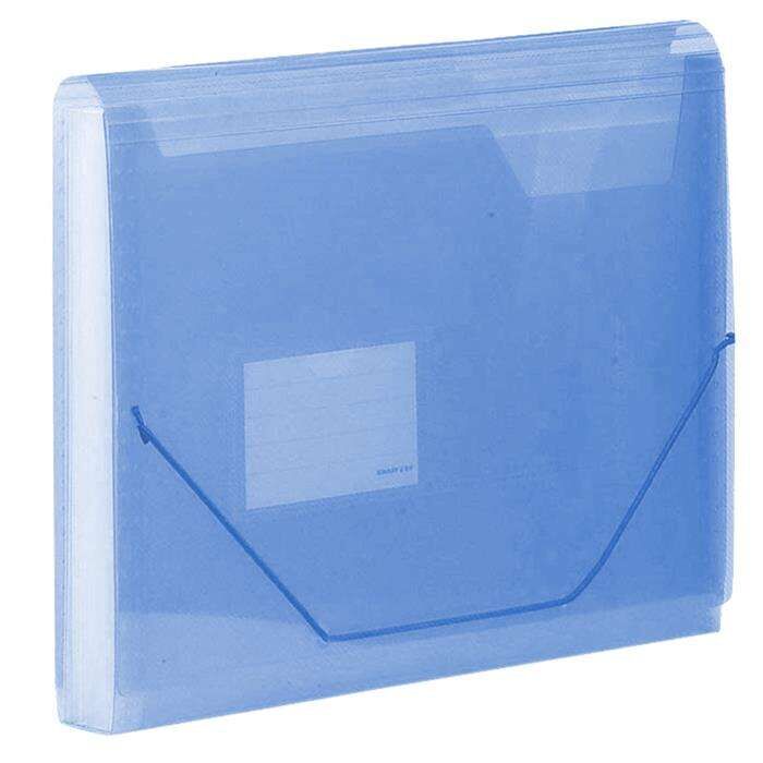 Kraf Körüklü Dosya 13 Cep Lastikli F4302 Mavi