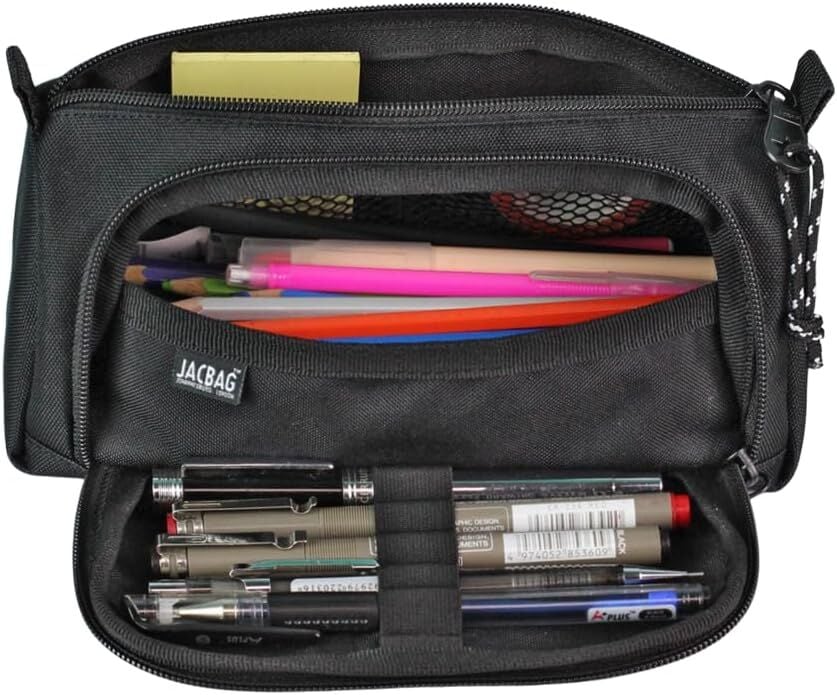 Jacbag Prime Xl-Lastik Ayraçlı İki Bölme Kalemkutusu
