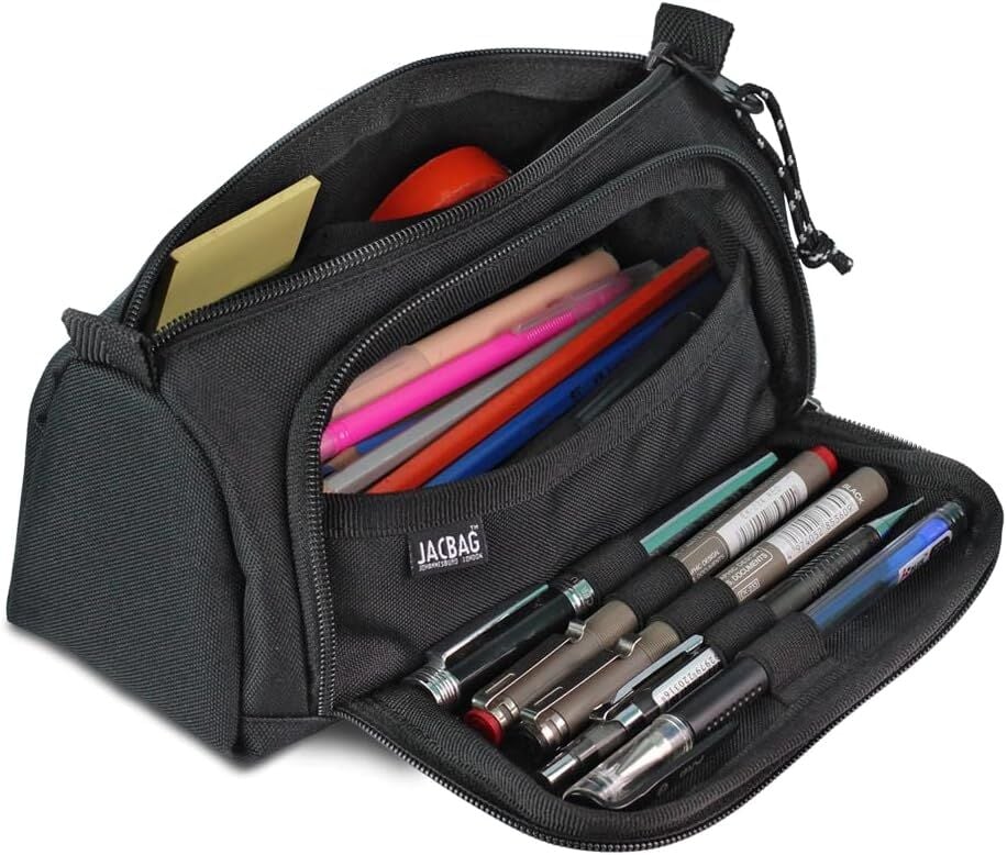 Jacbag Prime Xl-Lastik Ayraçlı İki Bölme Kalemkutusu