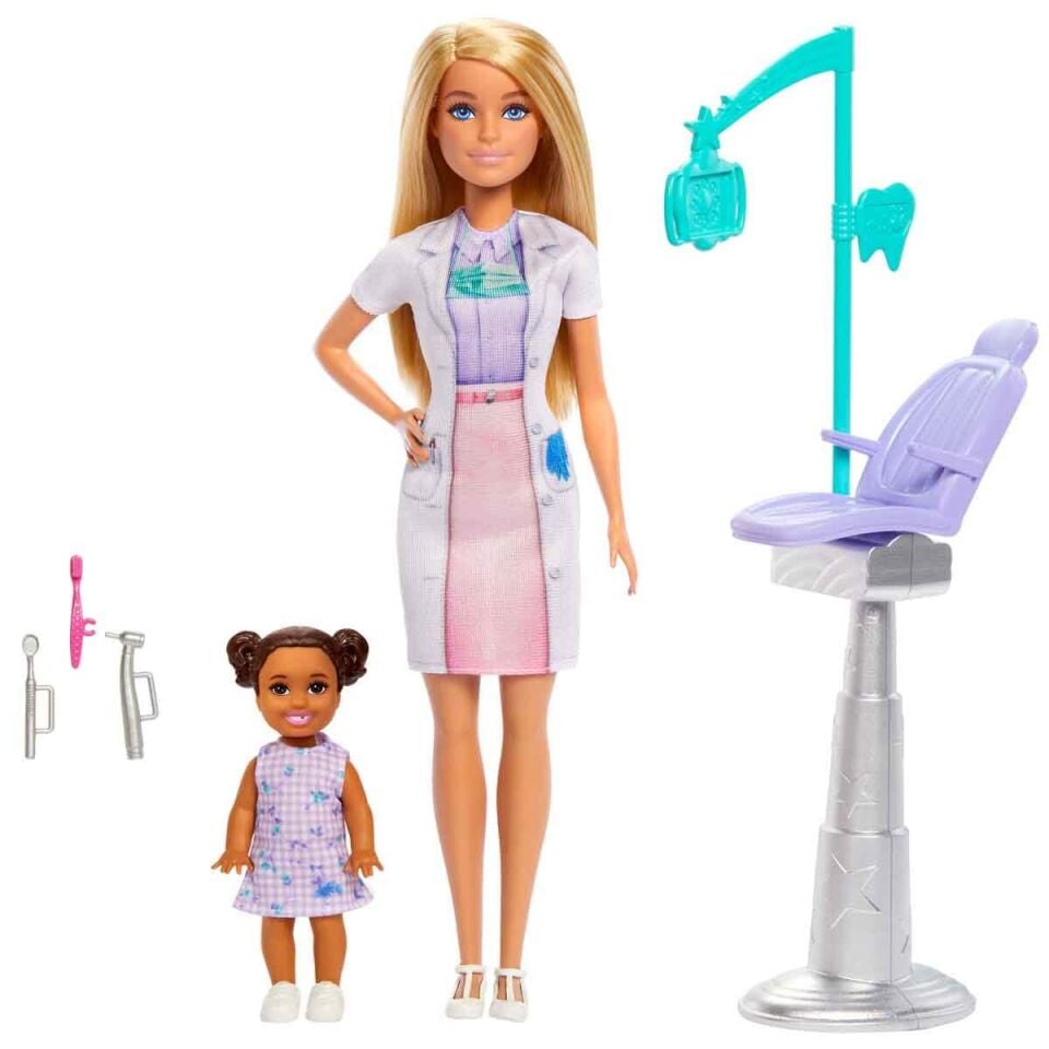 Barbie Bakım Temalı Kariyer Oyun Setleri