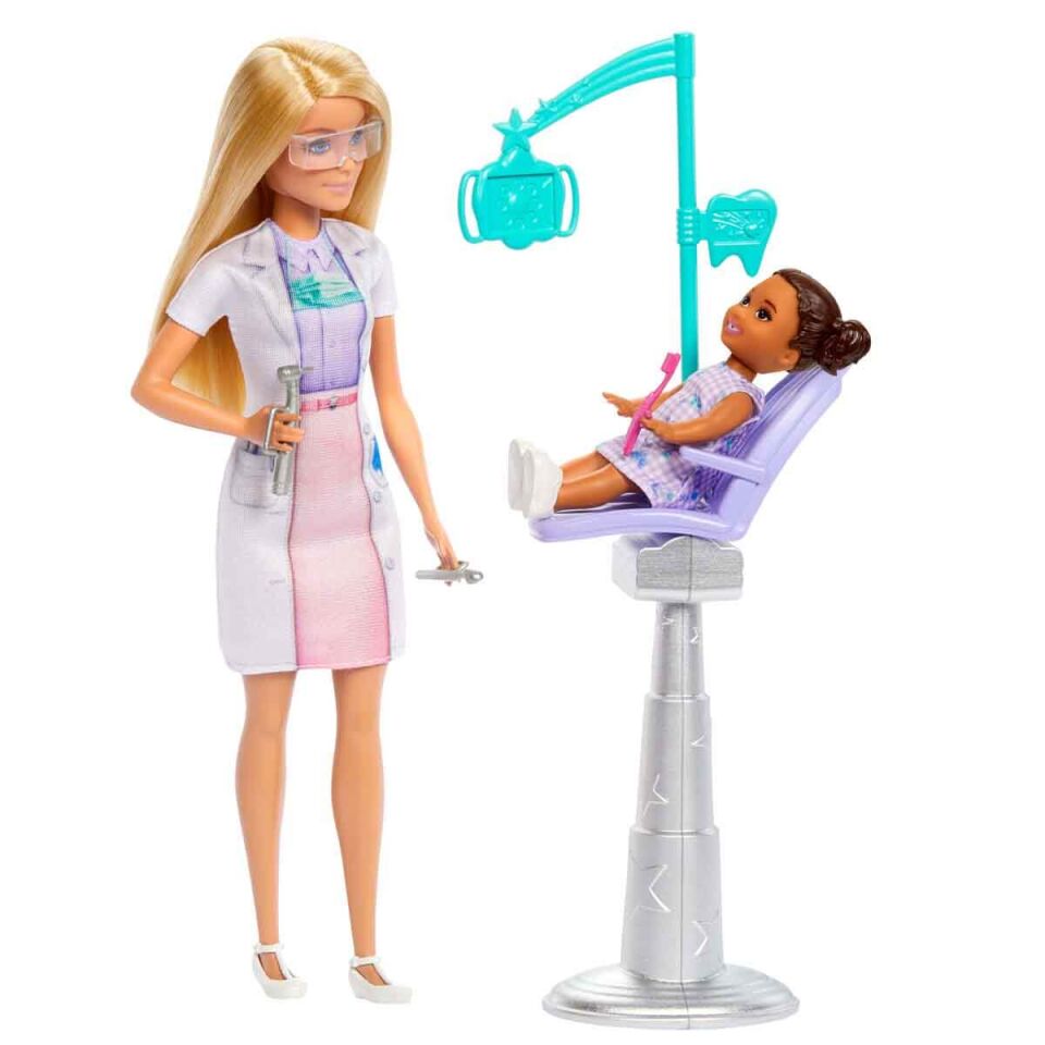 Barbie Bakım Temalı Kariyer Oyun Setleri