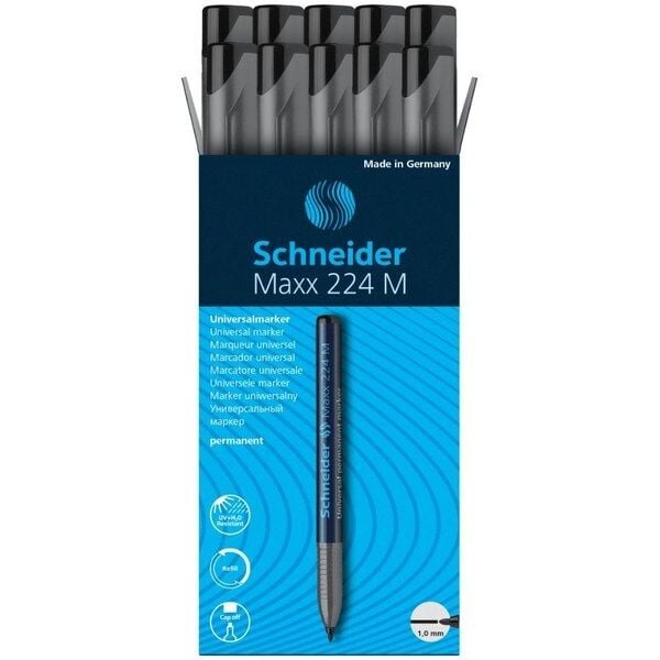 Schneider Maxx 224 M Asetat Kalemi 1,0 Mm Siyah