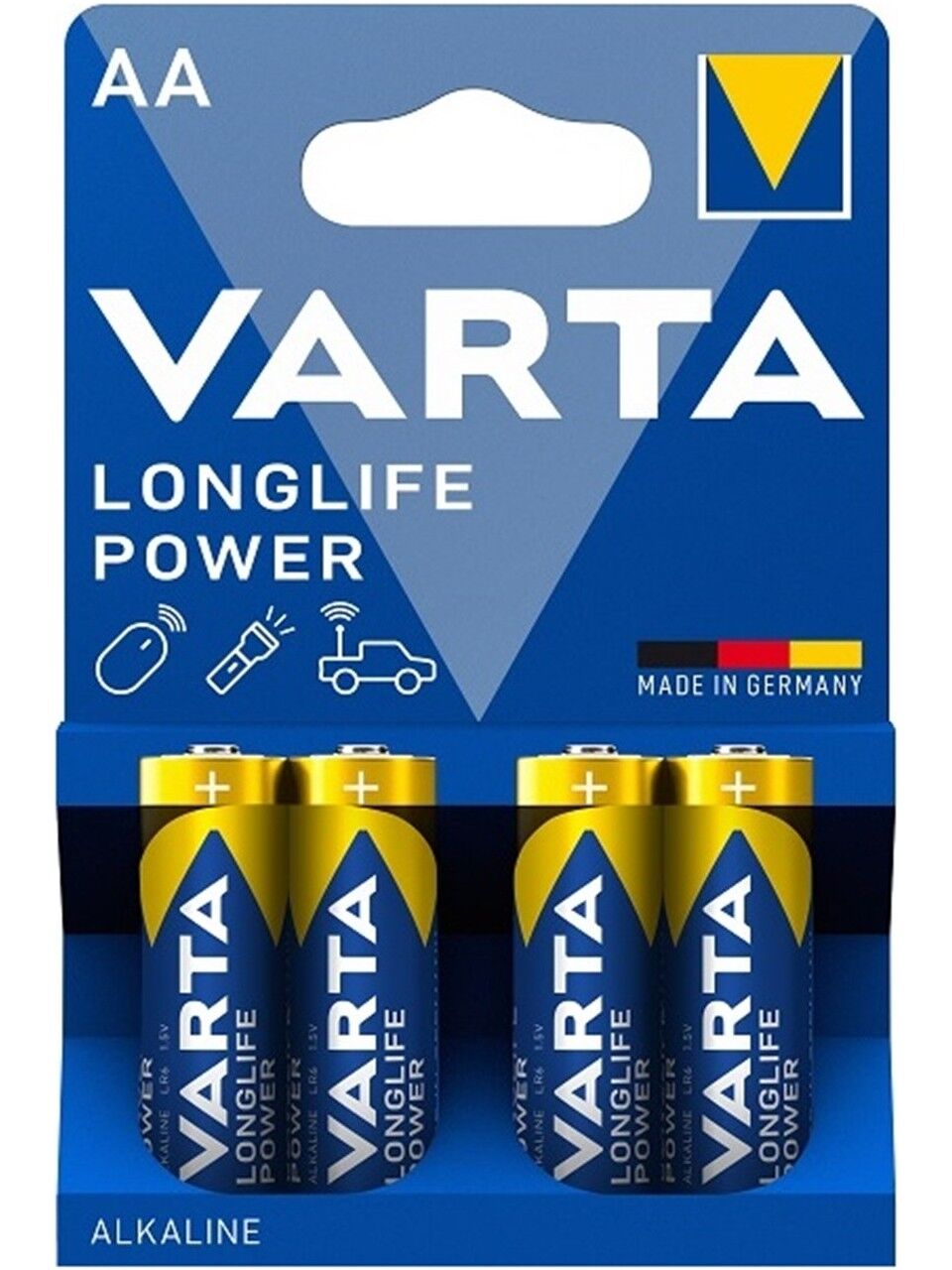 Varta Long Life Power Alkalin Kalem Pil AA 4 Lü Paket