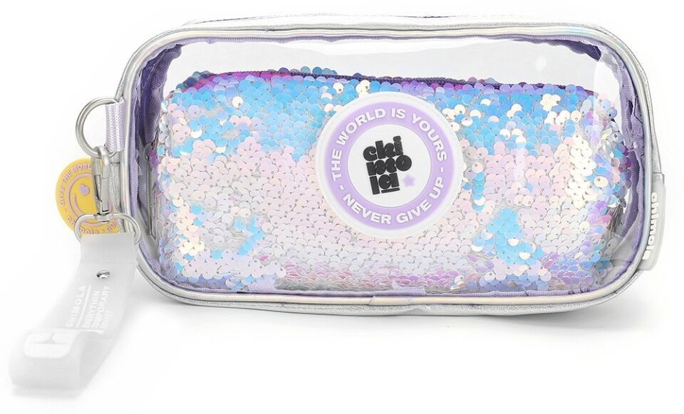 Chimola Emojı Purple Kalem Çantası Chm-Kc0056