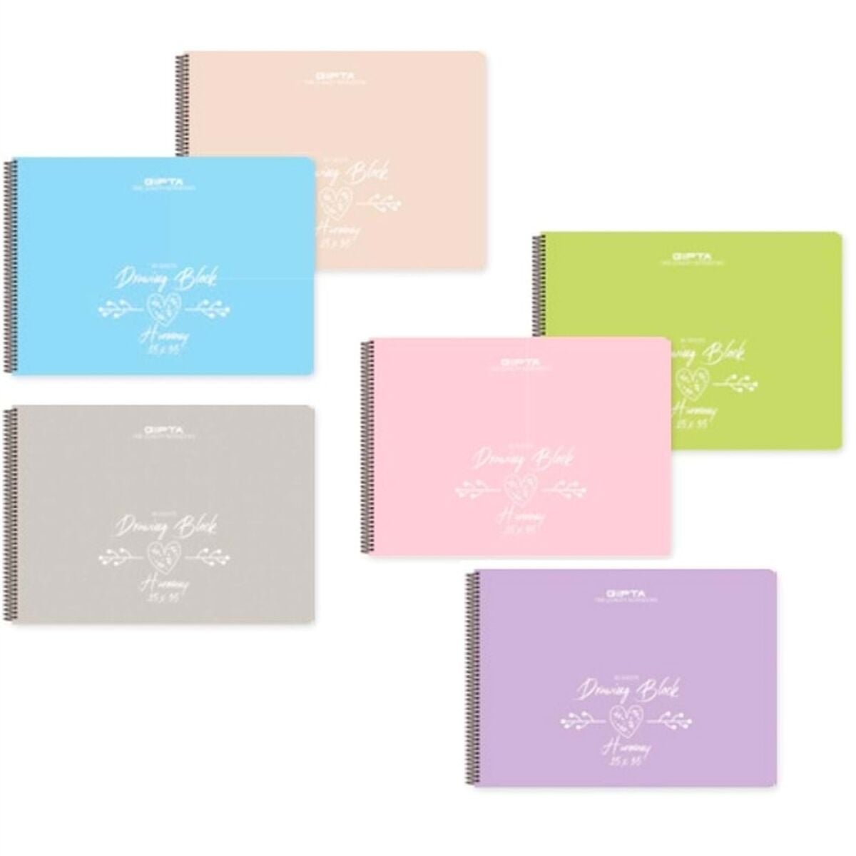 Gıpta Harmony Pp Kapak Spiralli Resim Defteri 35x50 30 Yp