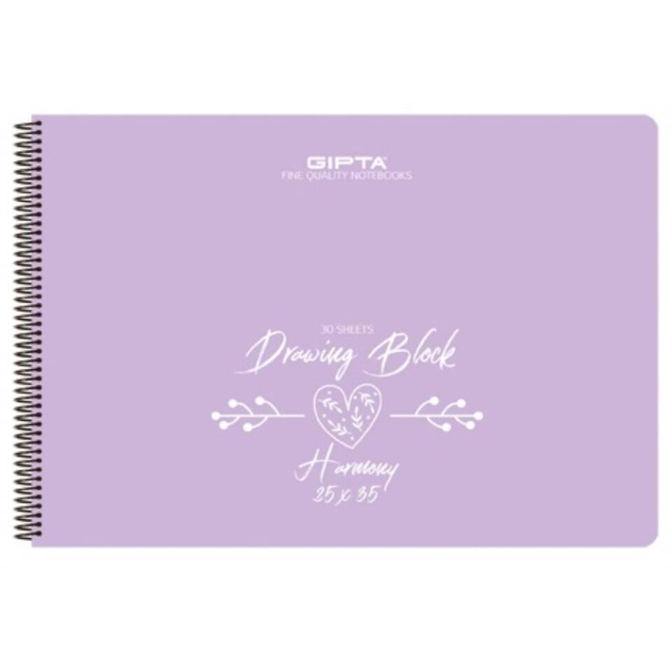 Gıpta Harmony Pp Kapak Spiralli Resim Defteri 35x50 30 Yp
