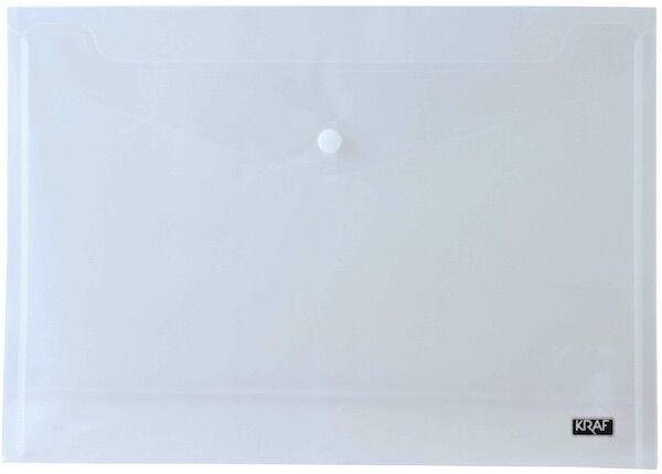 Kraf Çıtçıtlı Dosya A5 Şeffaf 1239