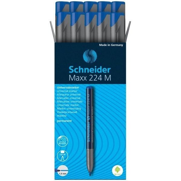 Schneider Maxx 224 M Asetat Kalemi 1,0 Mm Mavi