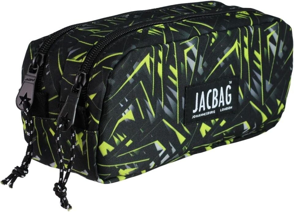 Jacbag Dual Pouch Çift Bölmeli Kalemkutu Düz Renk