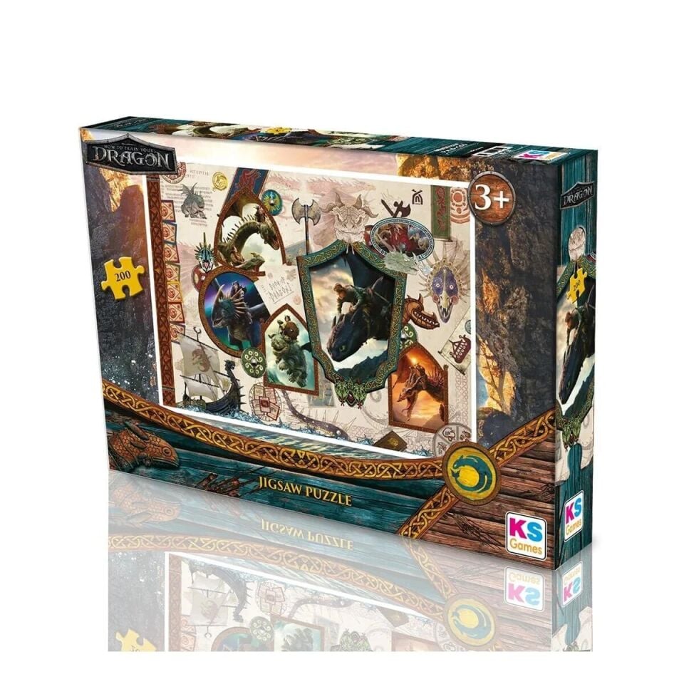 Ks Games How To Train Your Dragon Puzzle 200 Parça