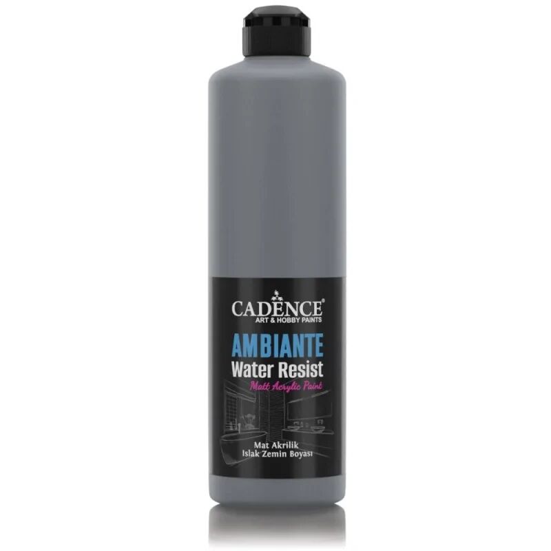 Cadence Ambıente Suya Dayanıklı Akrilik. Boya Aw-22  Grafiti  Gri 500 Ml  Katalizör 20 Gr