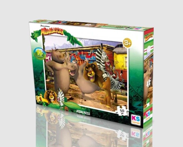 Ks Games Madagascar Puzzle 50 Parça