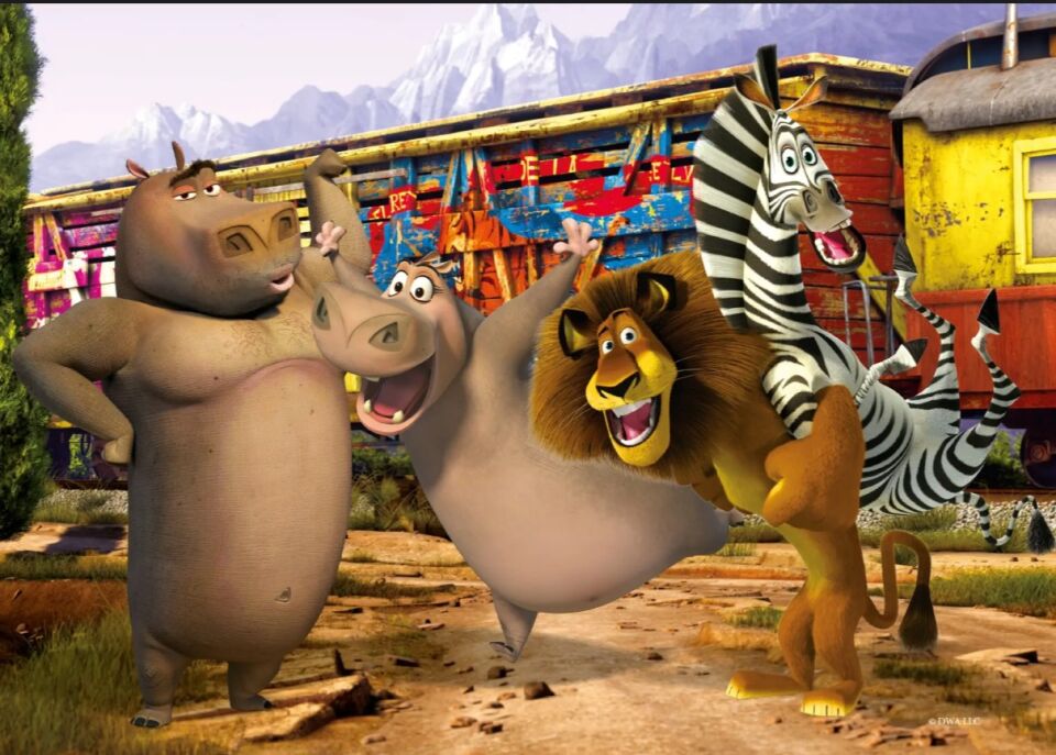 Ks Games Madagascar Puzzle 50 Parça