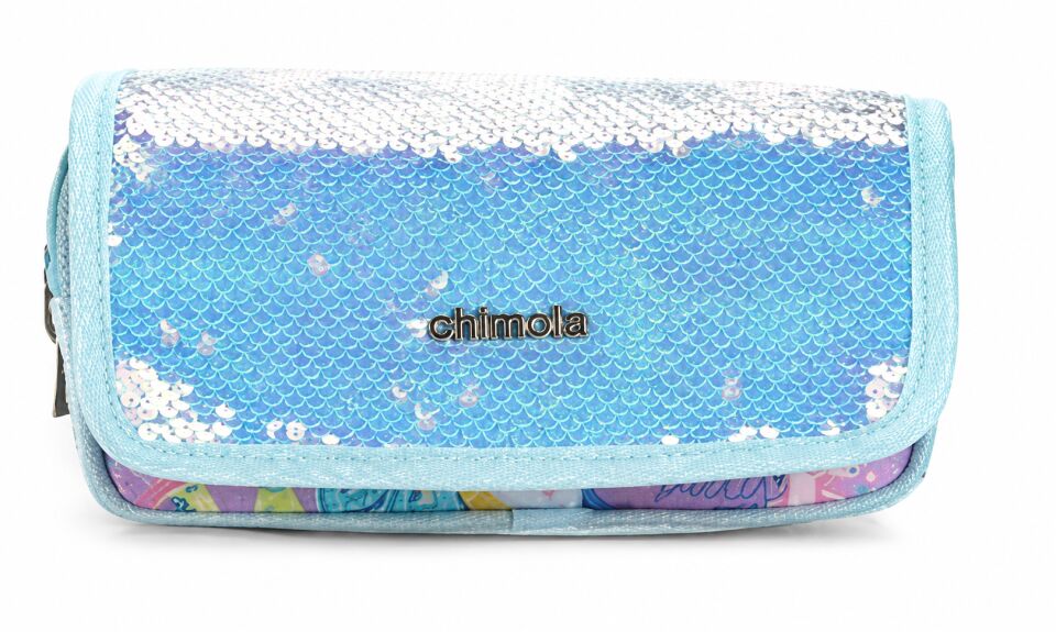 Chimola Graffiti Blue Kalem Çantası Chm-Kc0061-2