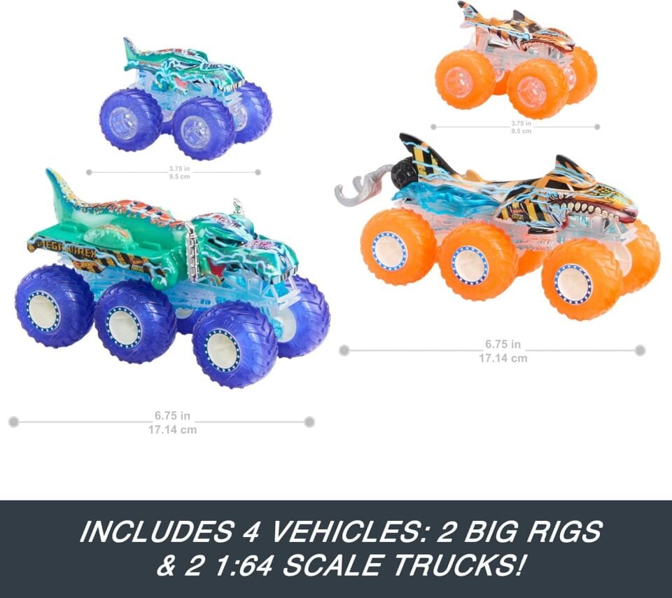 Hot Wheels Monster Trucks Power Smashers Çoklu Paket