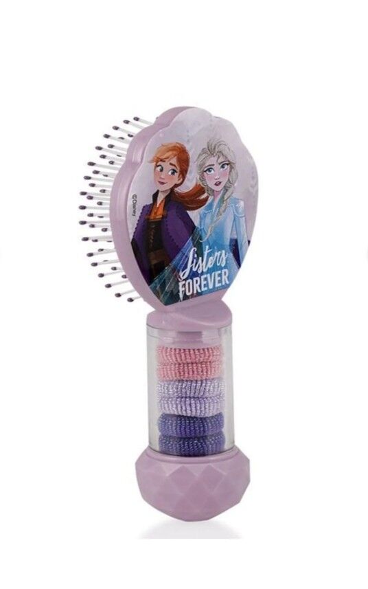 Frozen 44708 Saç Fırçası Toka Hazneli 21 Cm Sisters